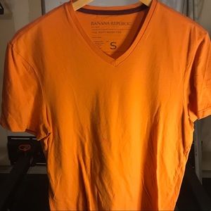 Orange Banana Republic V Neck